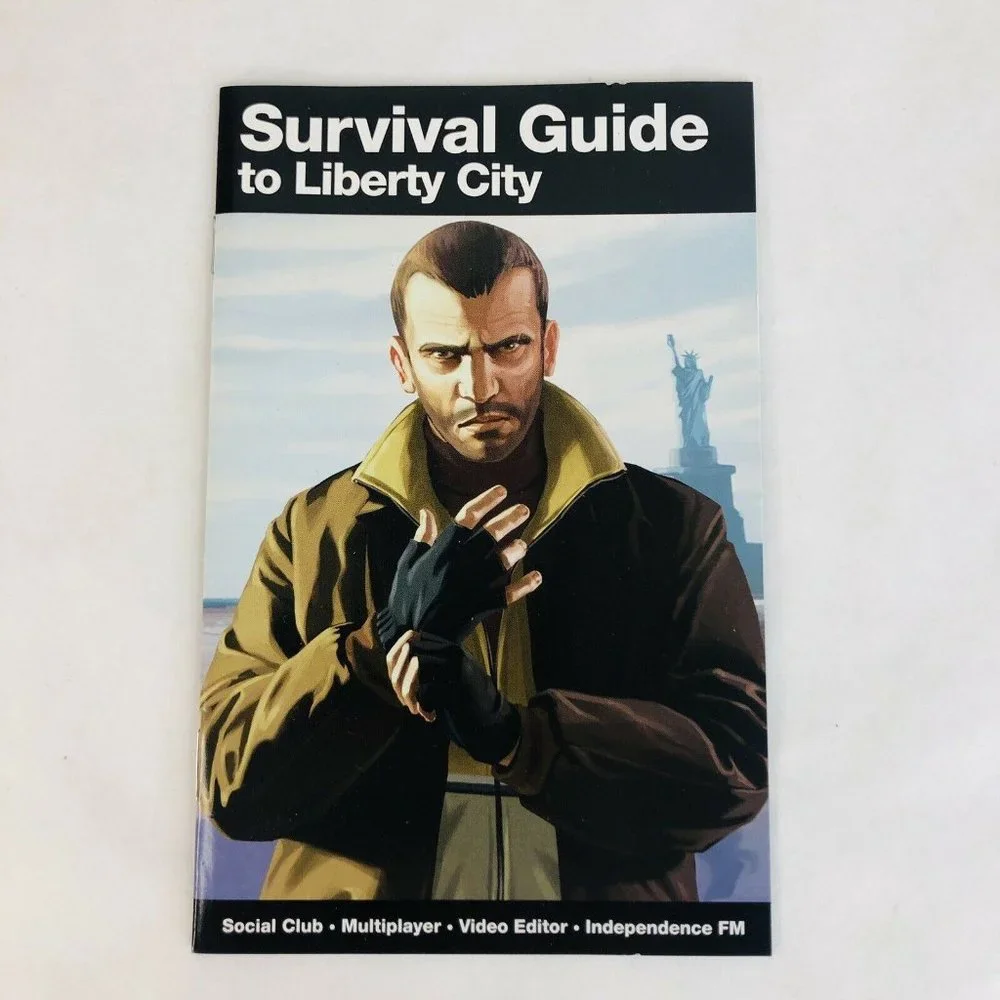 Grand Theft Auto IV PC DVD Complete Windows Vista SP1 XP SP3 Manual 2 Discs GTA4